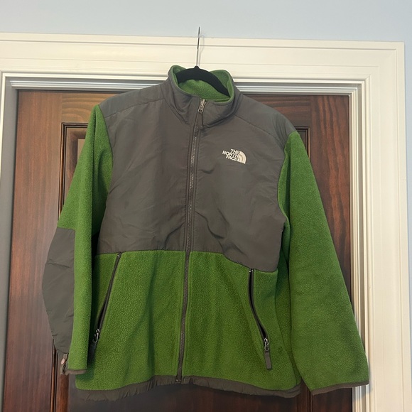 The North Face Olive and Charcoal Jacket - Picture 1 of 5
